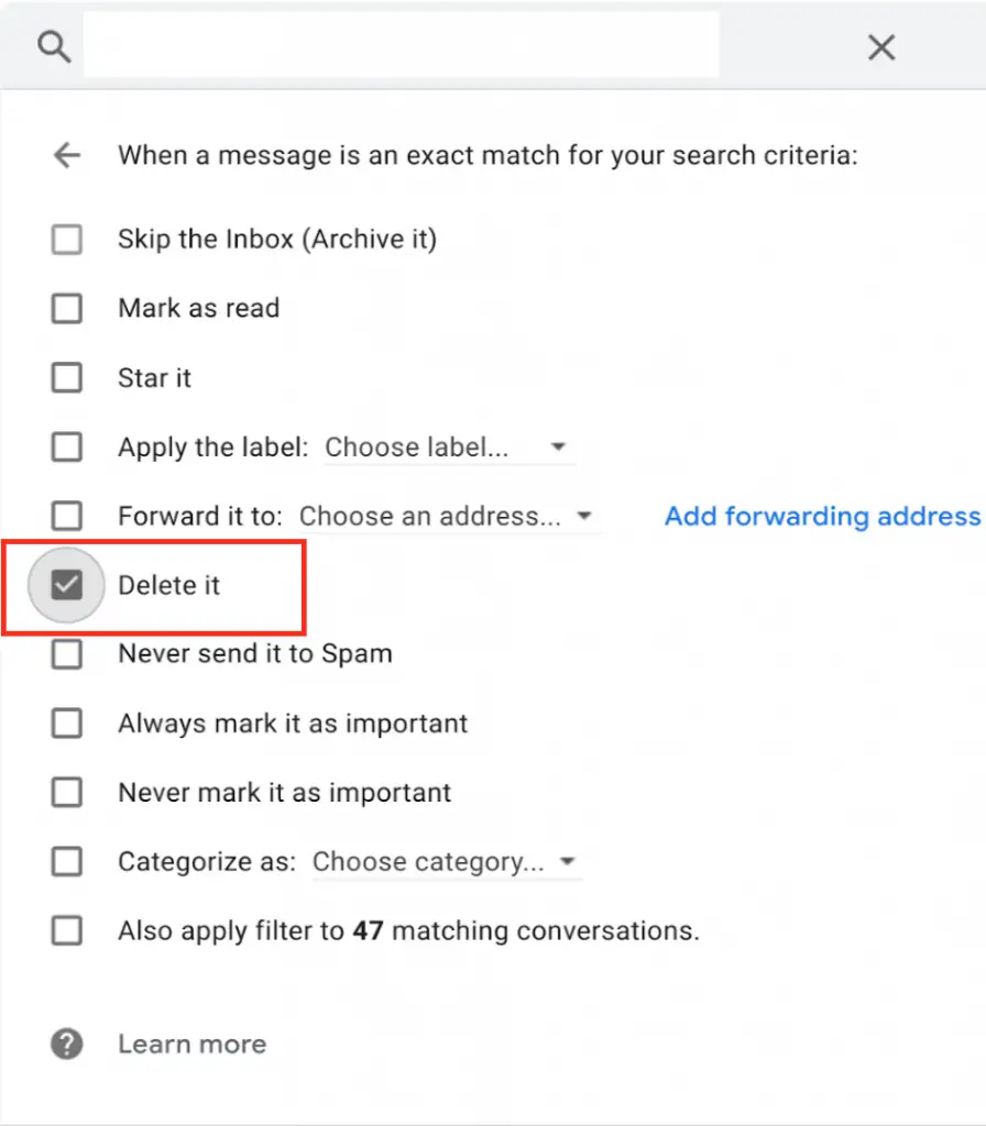 how to delete promotions in gmail app